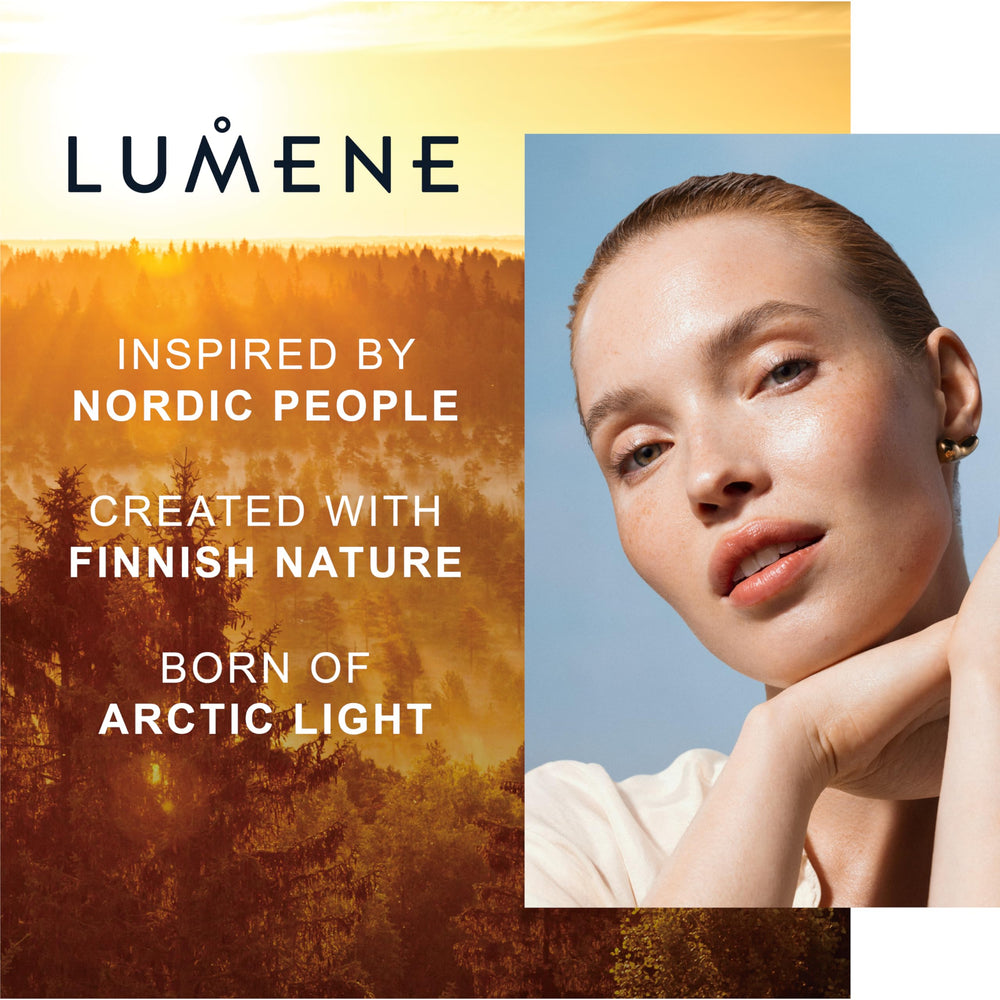 Lumene Nordic Bloom recyclable packaging emphasizes circular beauty.