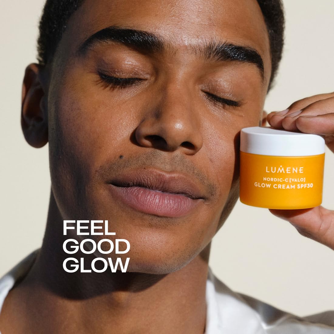 Lumene Nordic-C Valo Glow Moisturizer vegan packaging underscores sustainable skincare.