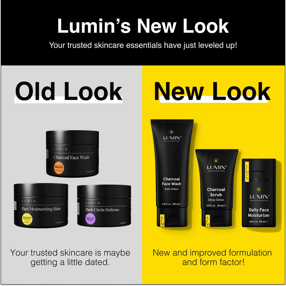 Lumin Daily Face Moisturizer texture close-up highlights smooth, non-greasy feel for normal skin.