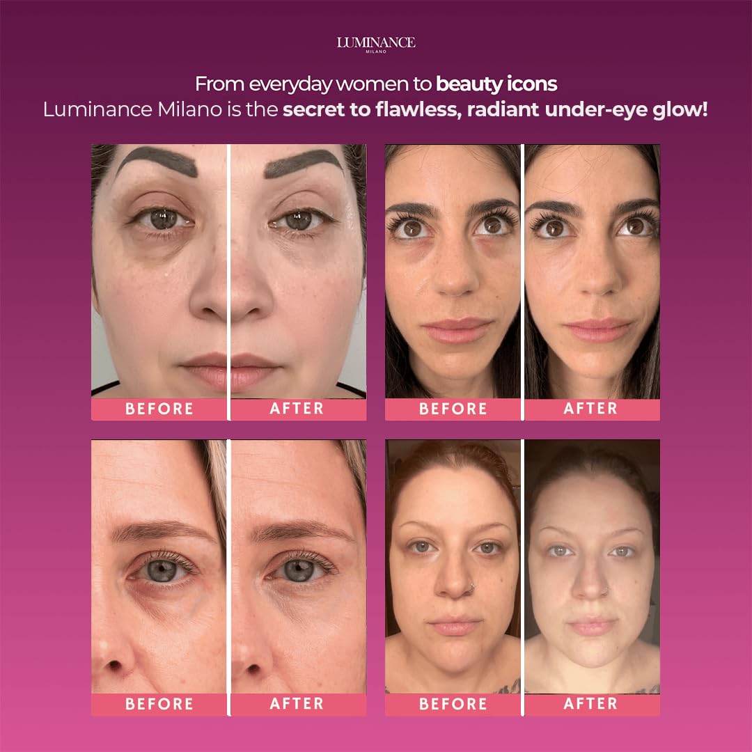 LUMINANCE MILANO pink soft-focus finish for a refreshed eye look.