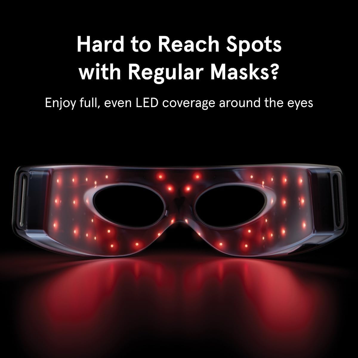 Luminator LED Eye Mask nightstand setup ready for bedtime routine