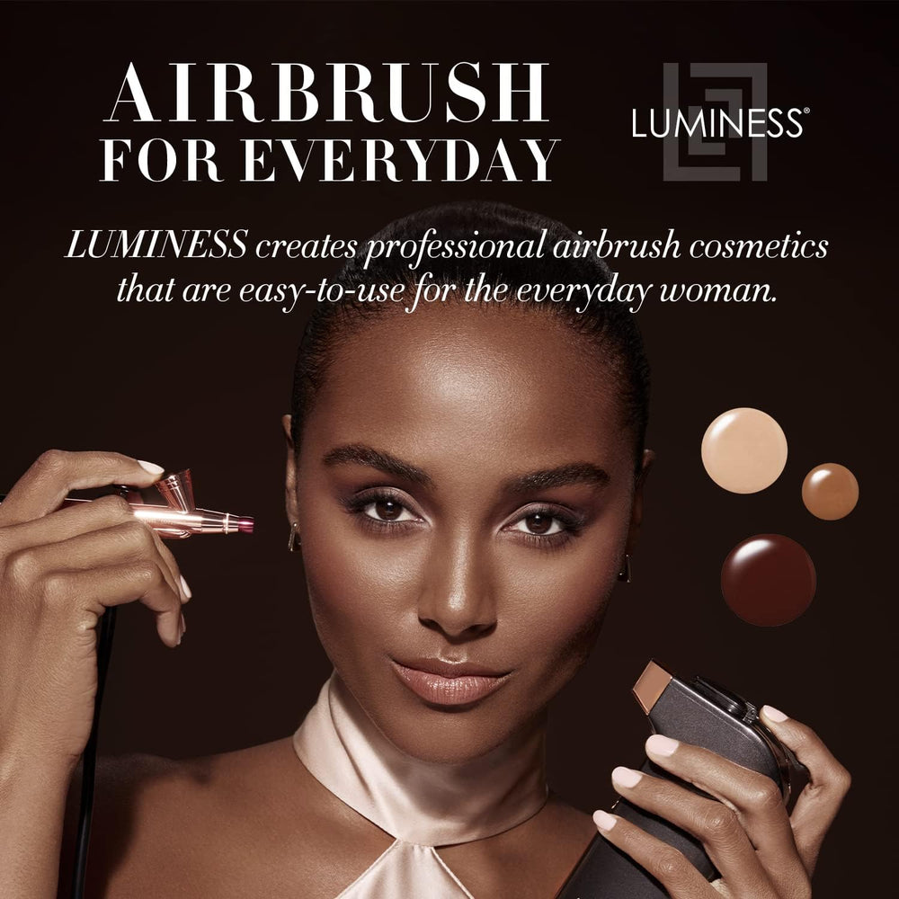 Luminess Air Silk 4-in-1 made in USA and dermatologist-tested badge