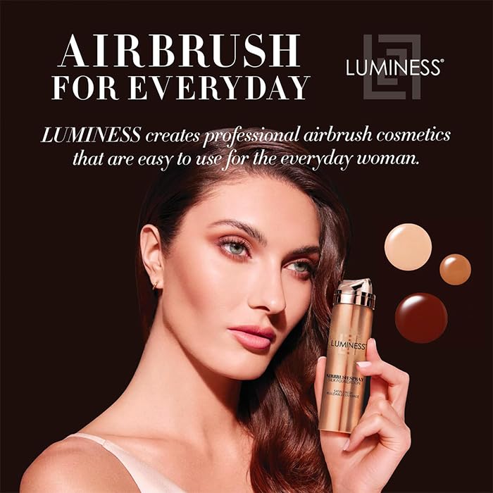 LUMINESS starter kit on vanity showing user-friendly setup for routines
