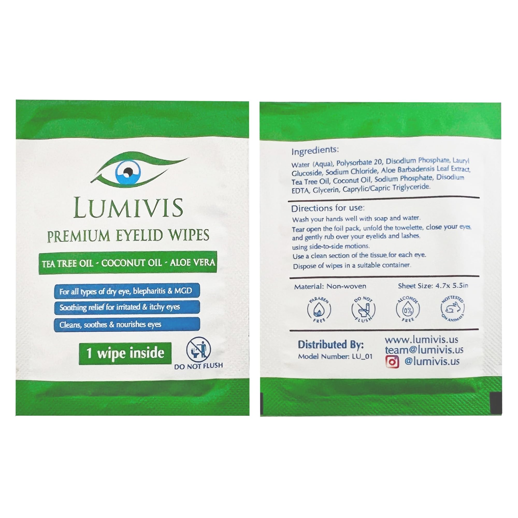 Lumivis: limpieza suave para ojos sensibles, ayuda a mantener sensación de confort.