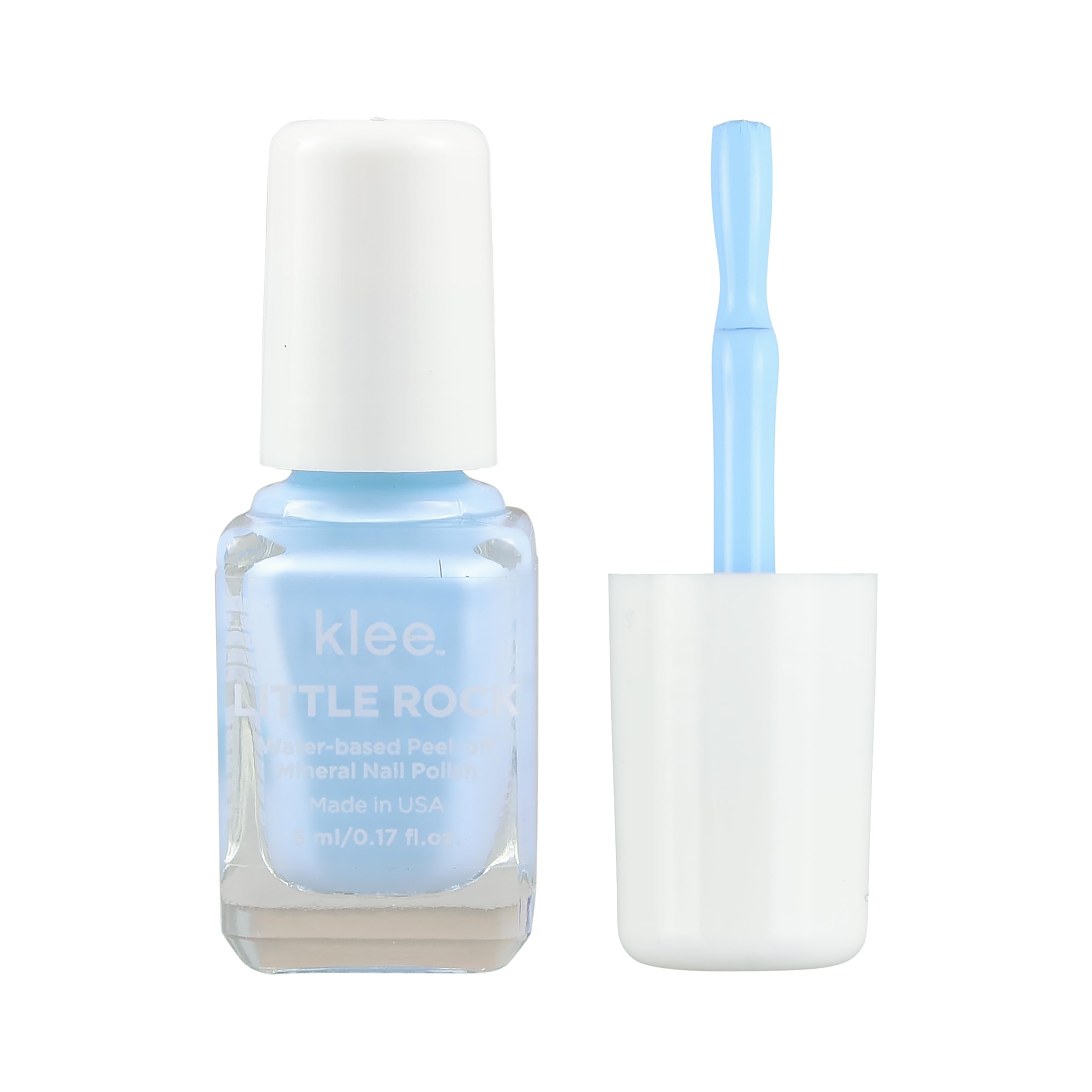 Luna Star Klee Little Rock nail polish bottle shows peelable, odor-free style