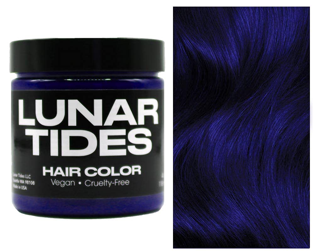 Lunar Tides Blue Velvet swirl shows vibrant color for creative at-home looks