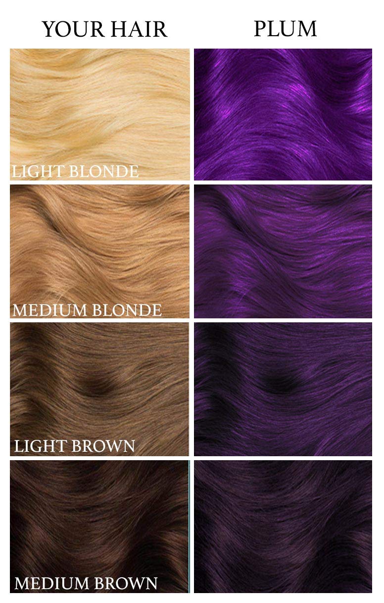 Lunar Tides Plum Purple finished look on hair, vibrant yet fade-friendly.