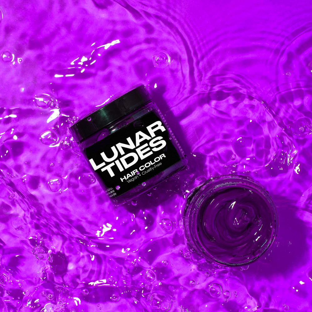 Lunar Tides Plum Purple packaging eco-friendly design and color-creative branding.