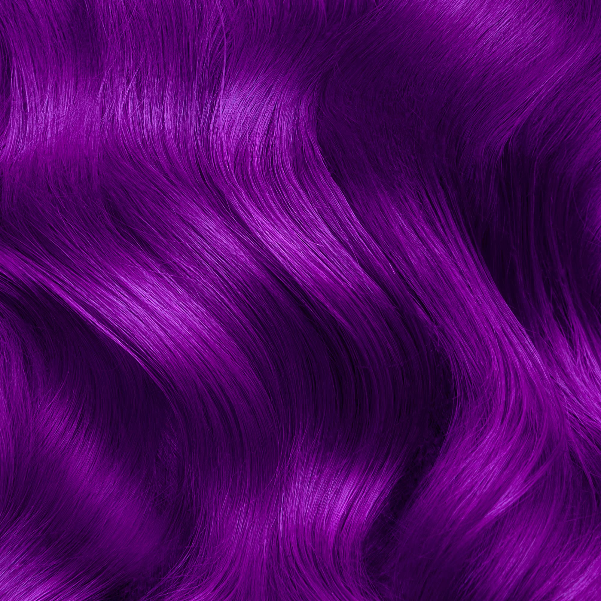 Lunar Tides Plum Purple swatches on hair, inspiring playful color ideas.