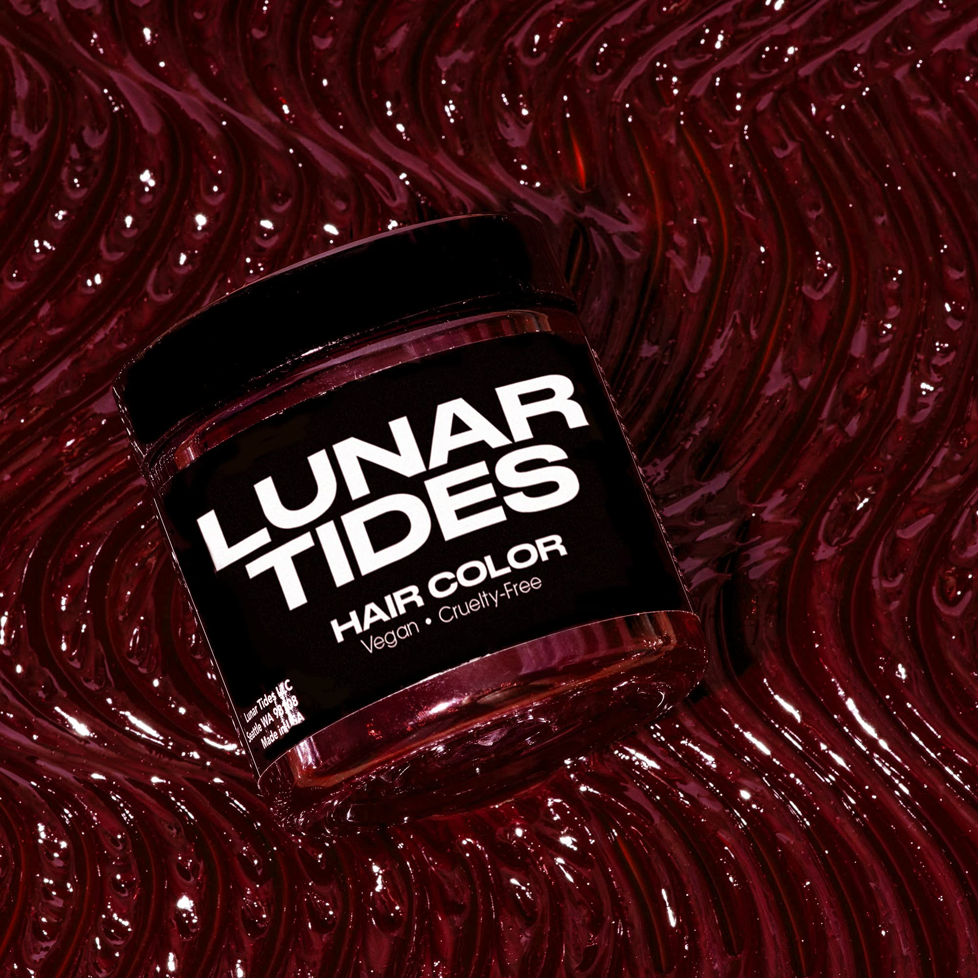 Lunar Tides application setup with brush and gloves enables precise color application