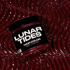 Lunar Tides application setup with brush and gloves enables precise color application