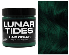 Lunar Tides juniper green bottle ready for at-home color application.