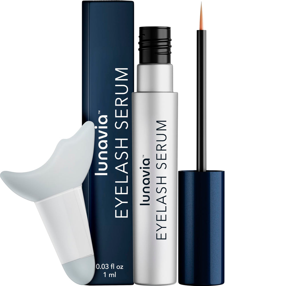 Lunavia Eyelash Serum bottle for nightly conditioning and nourishment.