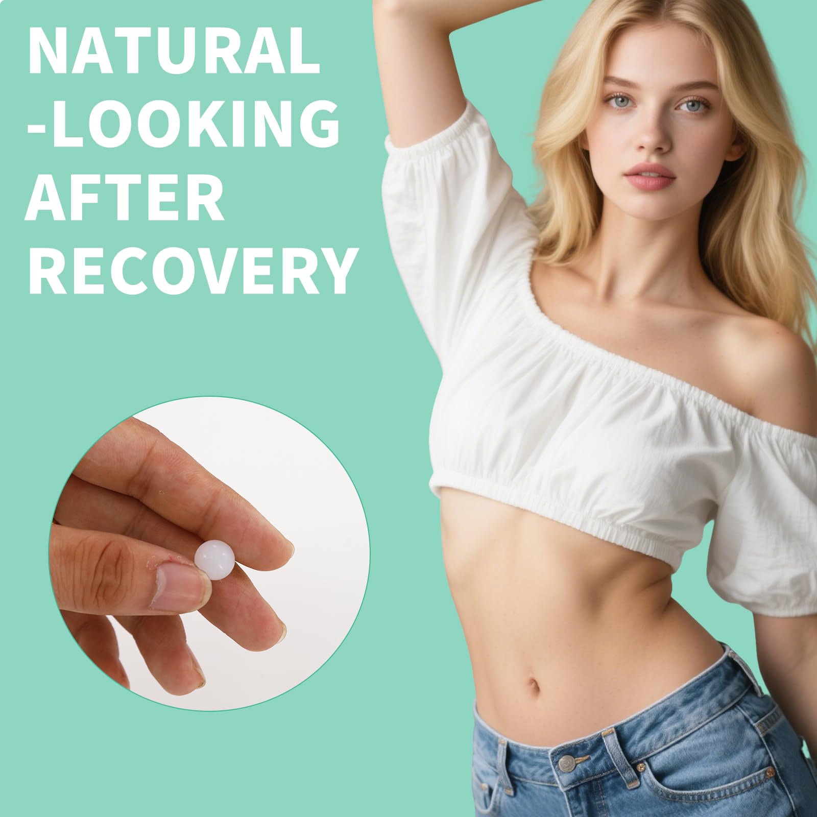 LUODAKA flange-free design highlights comfortable skin contact during recovery