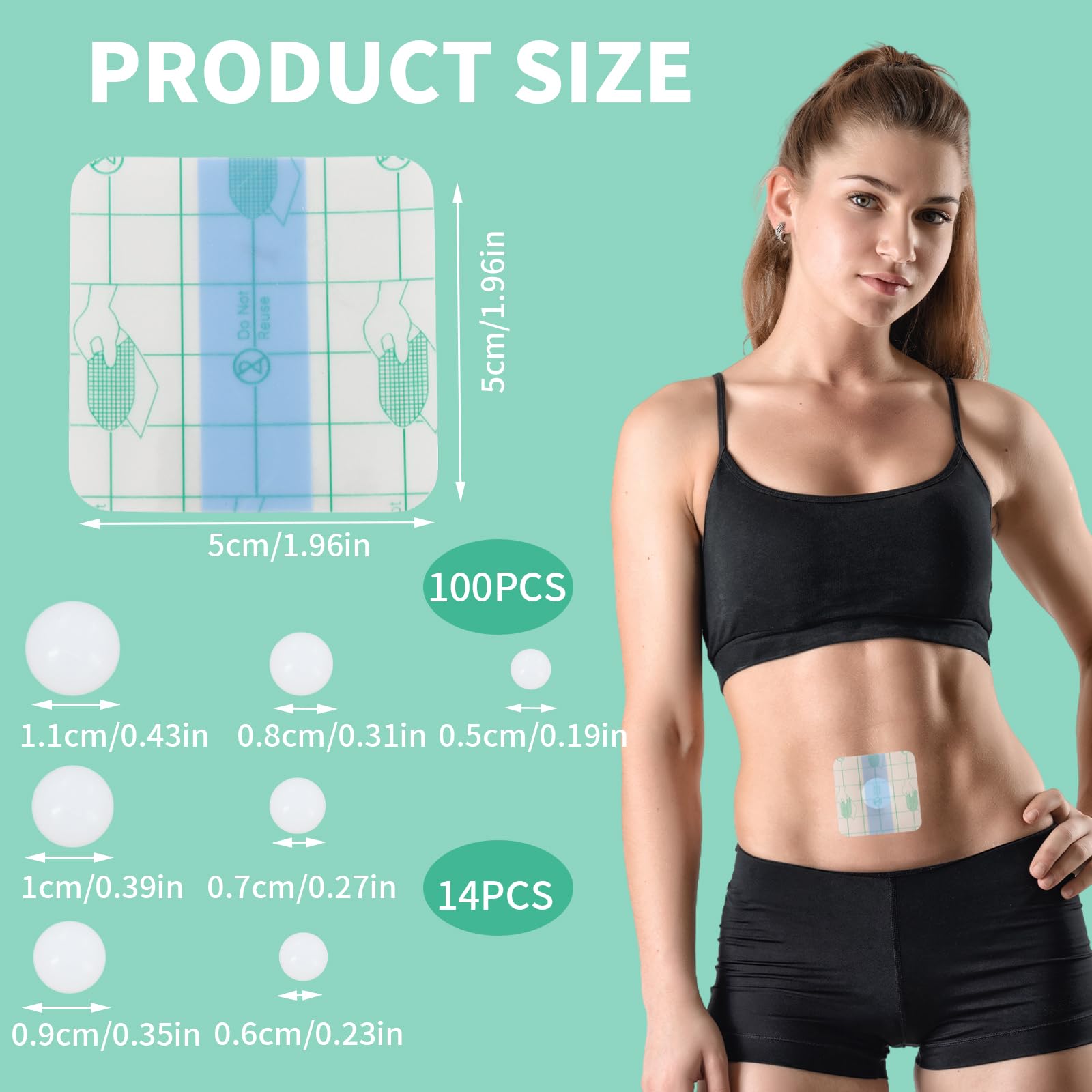 LUODAKA silicone belly button plug close-up highlighting soft texture for sensitive skin