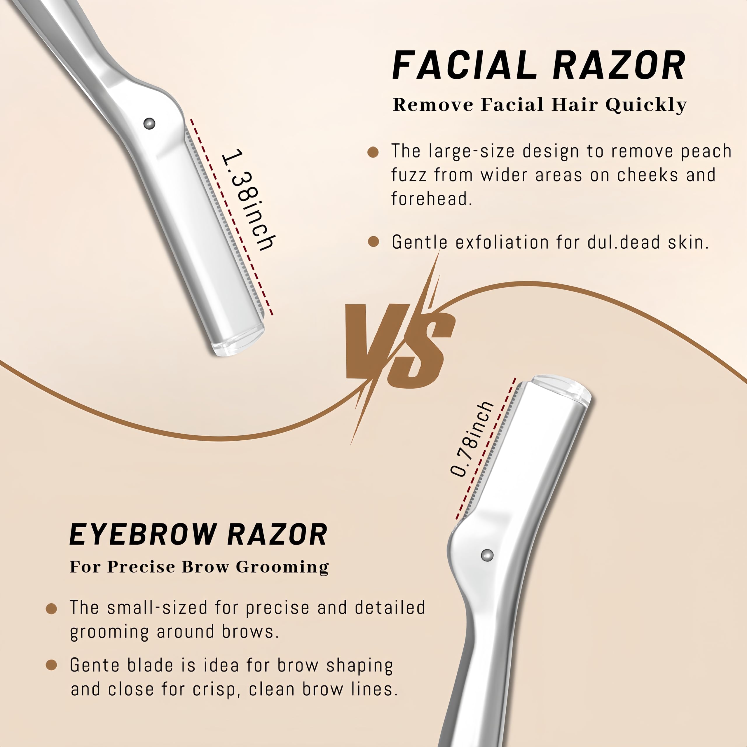 LuottsCare eyebrow shaping tool supports precise brow definition.
