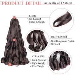 Luoyudu easy-install braiding hair enables quick, beginner-friendly styling.