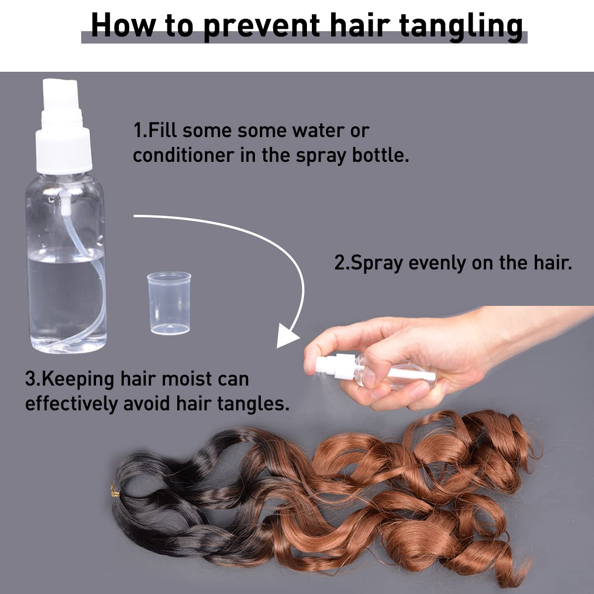 Luoyudu full-head styling ready pack demonstrates versatile hairstyle options