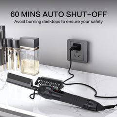 LURA hot comb temperature lock maintains steady heat for consistent results.