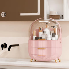 lurcns organizer acrylic-cover-gold-handle adds chic storage for beauty essentials