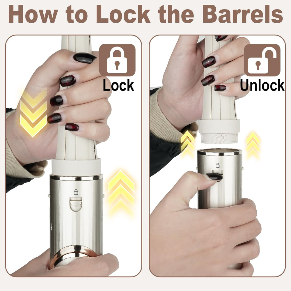 Luresta long curling barrel simplifies practice with consistent left/right curls.