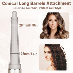 Luresta attachment supports left and right rotation for versatile styles.