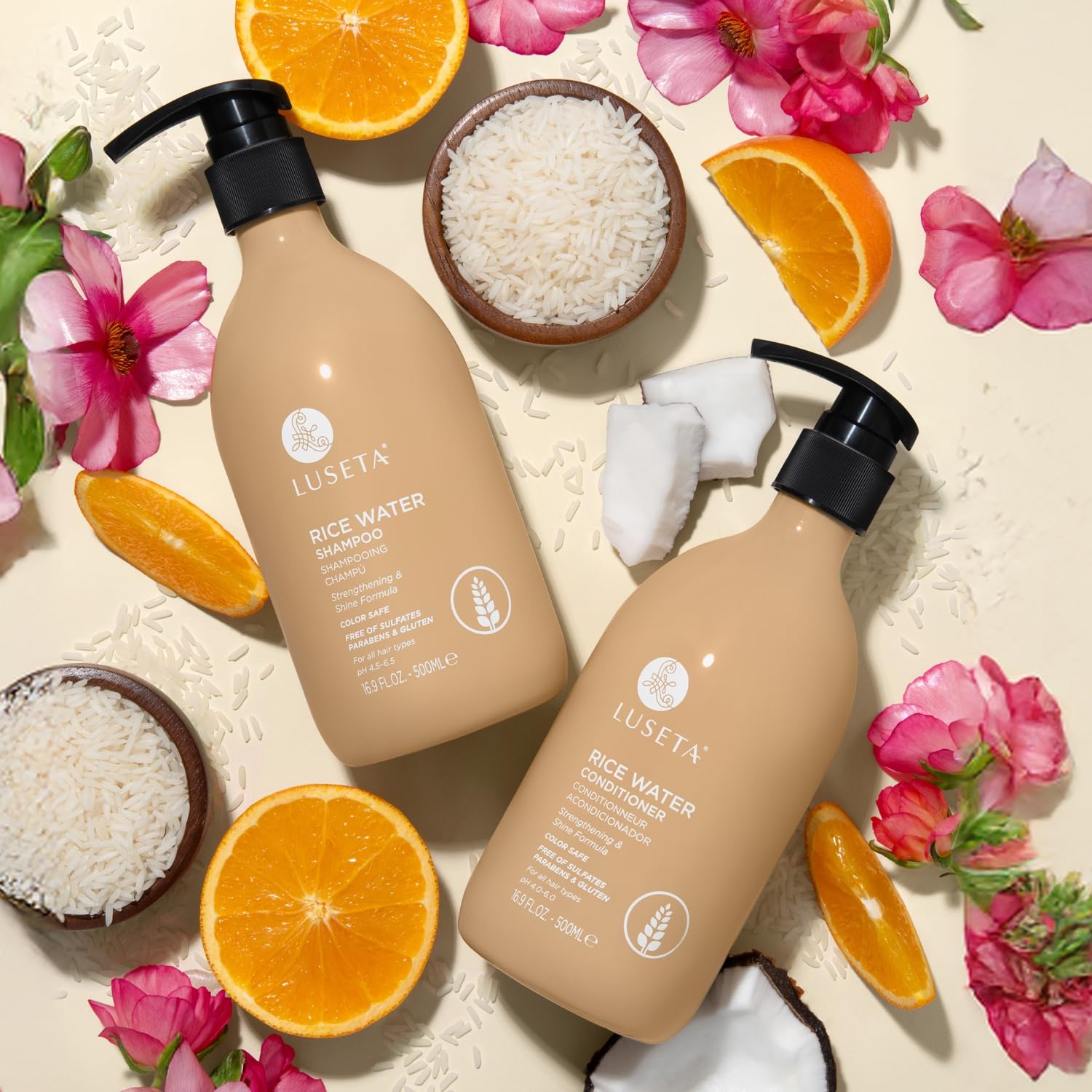 Luseta All hair types safe formula bottles.