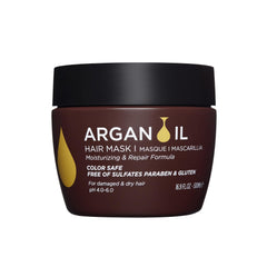 Luseta Argan Oil Hair Mask pack shot showing deep hydration for dry hair