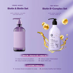 Luseta B-Complex Conditioner bottle suggests smoother, more manageable hair.