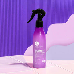 Luseta formula with coconut and argan oils nourishes and moisturizes hair.