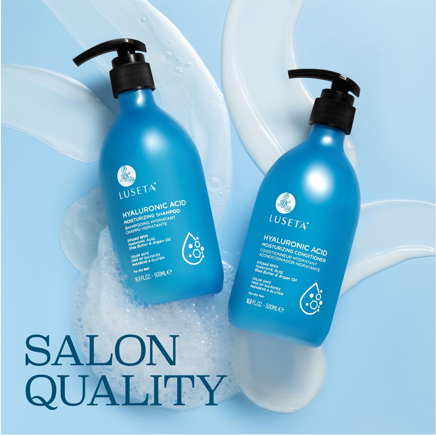 Luseta cruelty-free logo on packaging indicating no animal testing.