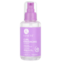 Luseta Curl Enhancing Oil bottle pour for frizz control and defined curls