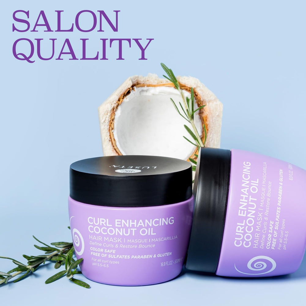 Luseta Curly Hair Mask defines curls with balanced hydration.
