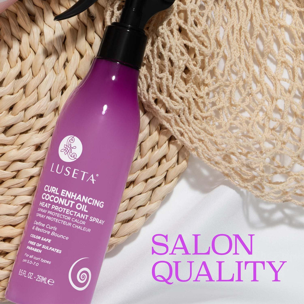 Luseta frizz-control helps curls stay defined and smooth.