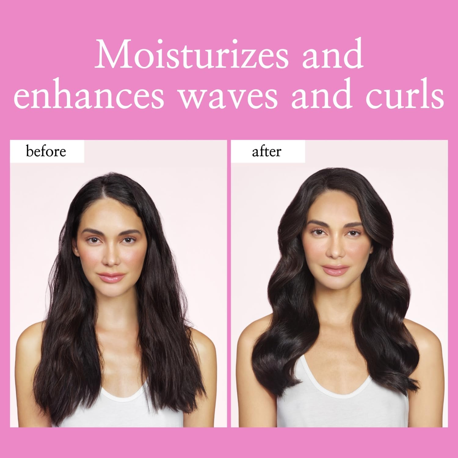 Luseta frizz control finish on smooth, glossy curls