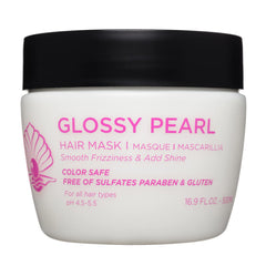 Luseta Glossy Pearl Hair Mask jar close-up for silky, hydrated hair