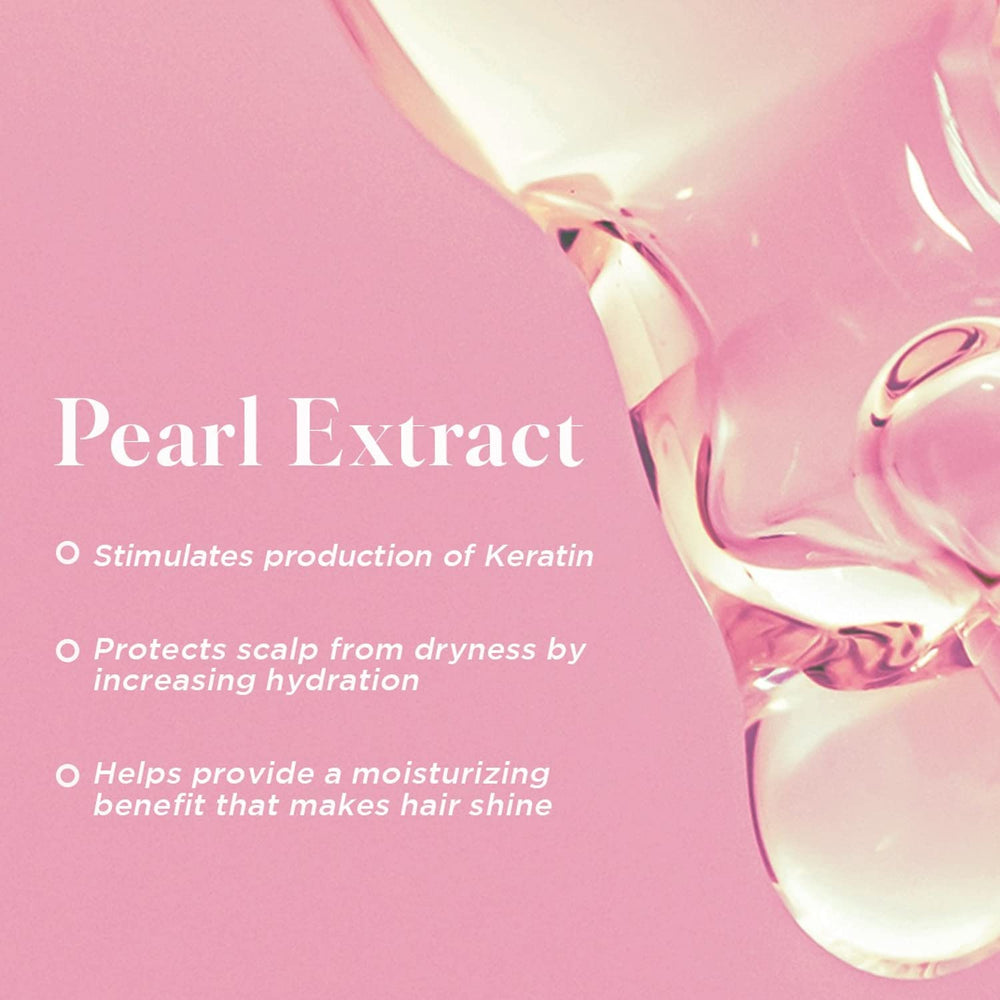 Luseta Glossy Pearl Hair Mask after-use silky, smooth hair close-up