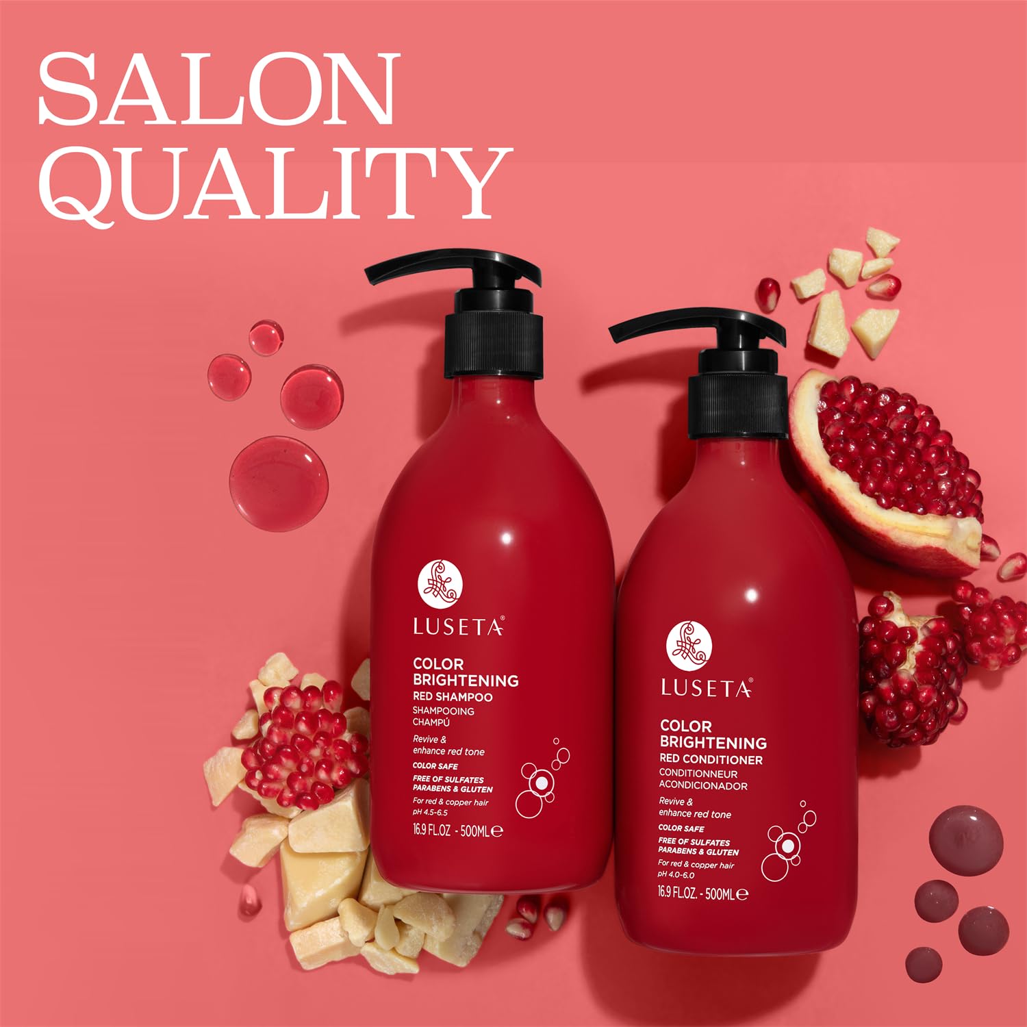 Luseta glossy hair after wash ready-to-style shine and frizz control