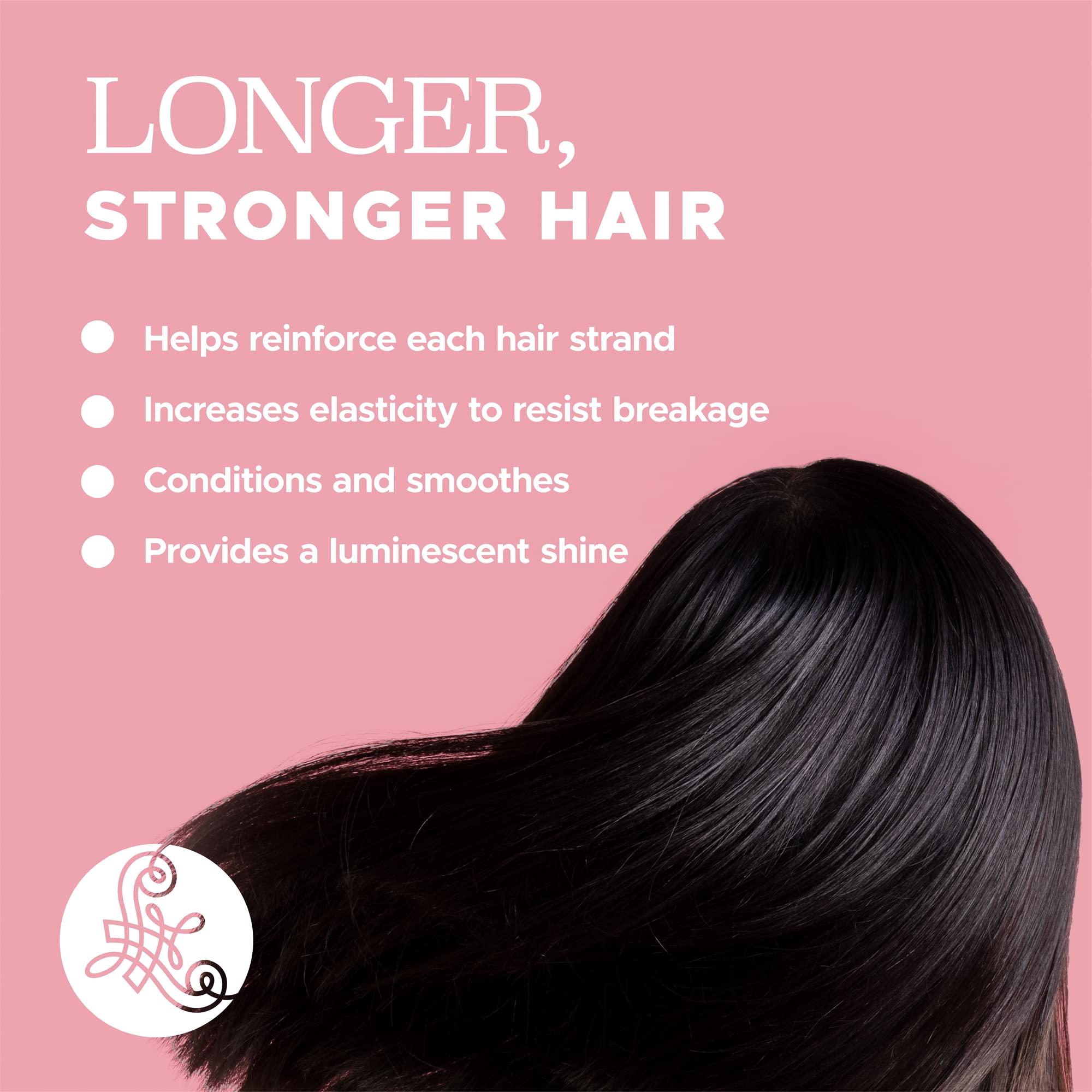 Luseta Keratin Hair Oil Serum helps with frizz management for sleek styling