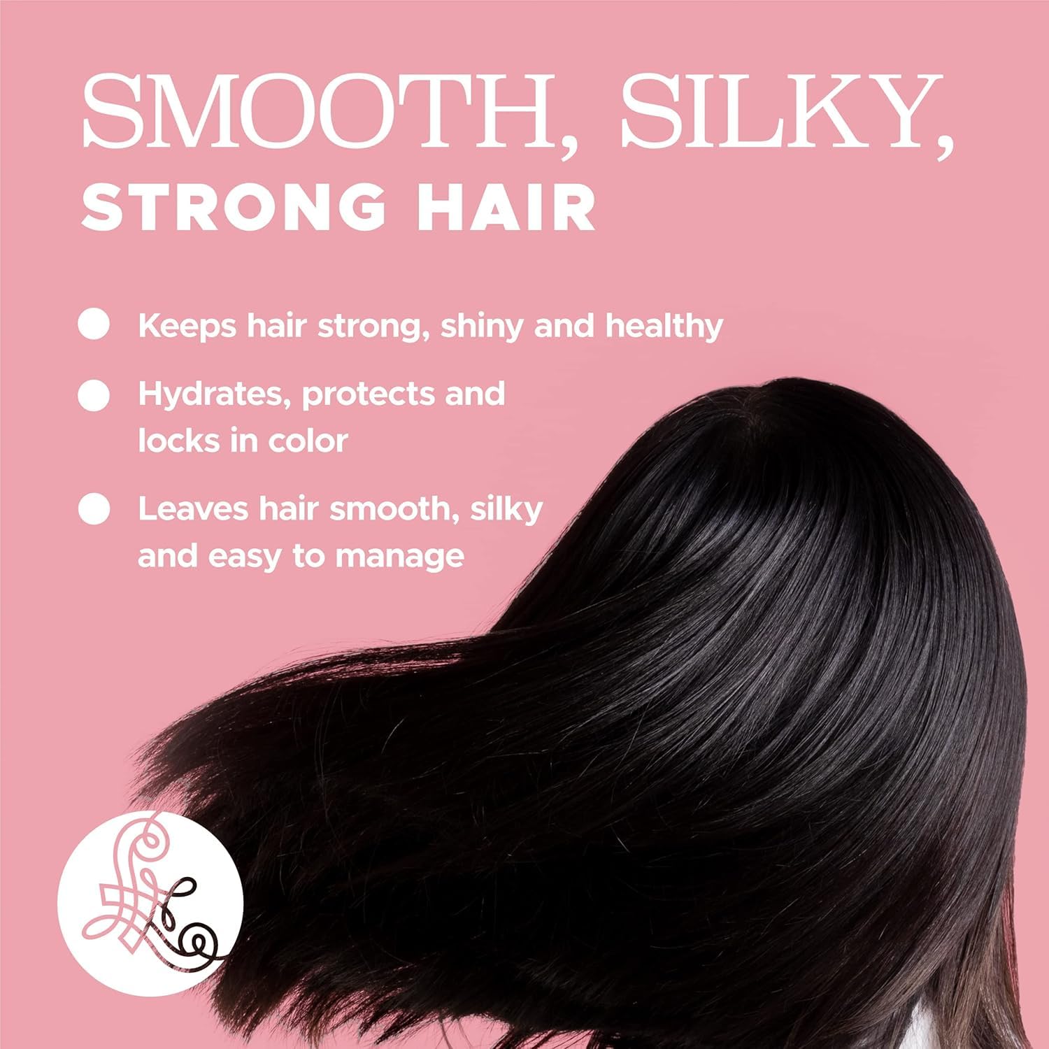 Luseta keratin hair shine close-up reveals glossy, manageable strands.