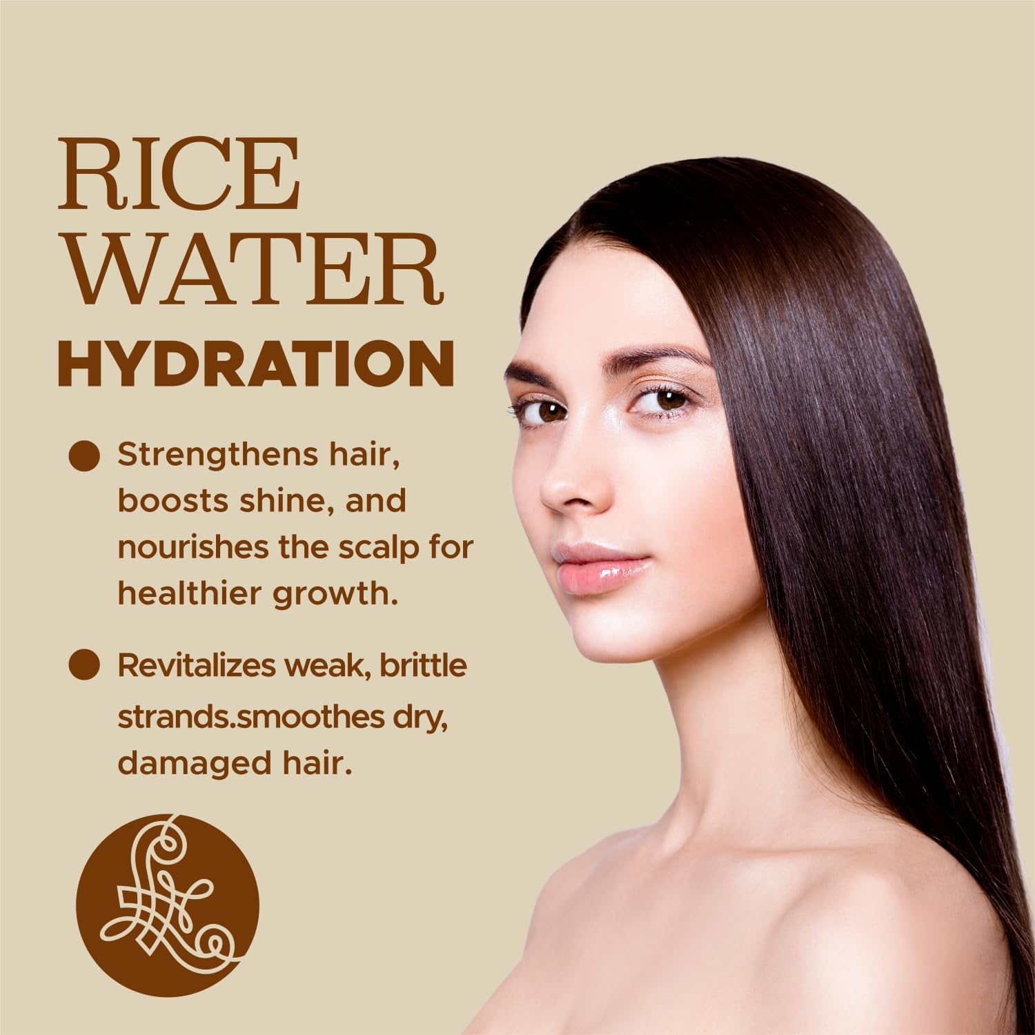 Luseta Rice Water Shampoo close-up foam texture for vitality.