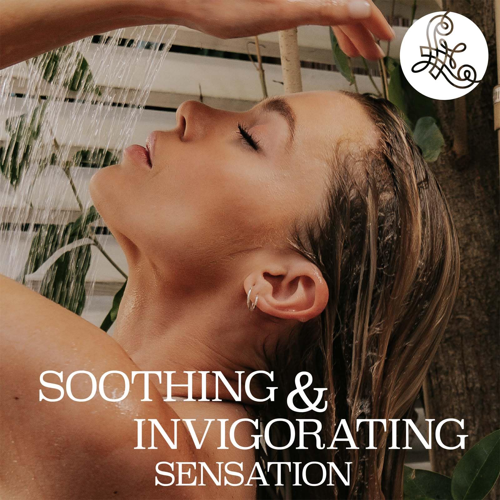 Luseta Rosemary Mint Strengthening Shampoo argan oil drops for smoother hair.