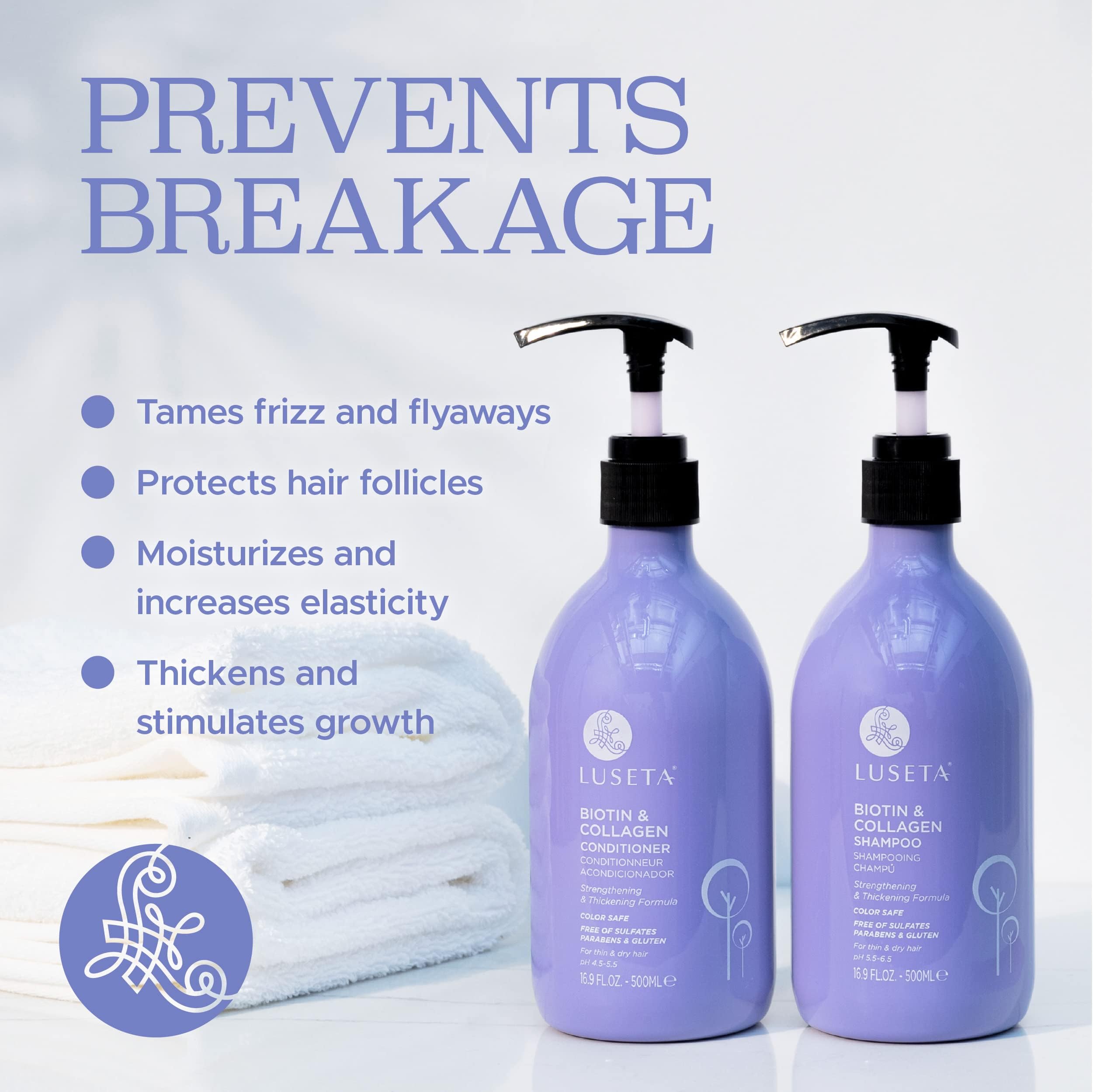 L Luseta Shampoo lather closeup demonstrates cleansing action for dry hair