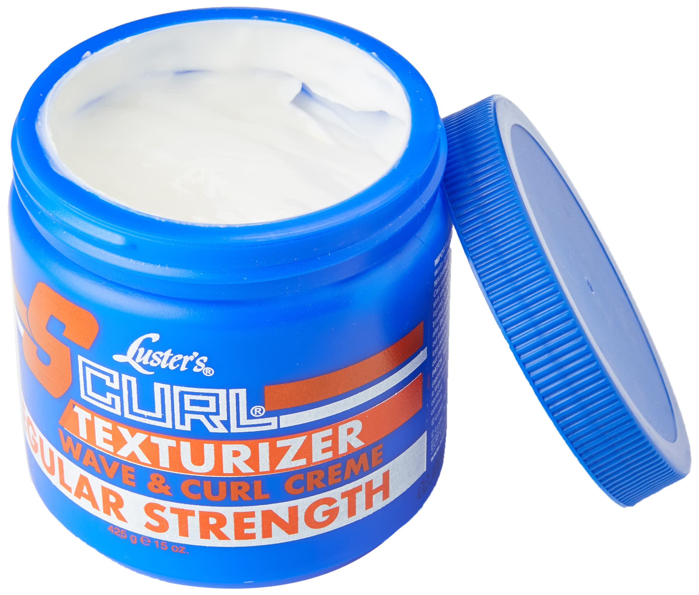 Luster S Curl Texturizer Regular application demonstrating softening and curl definition.
