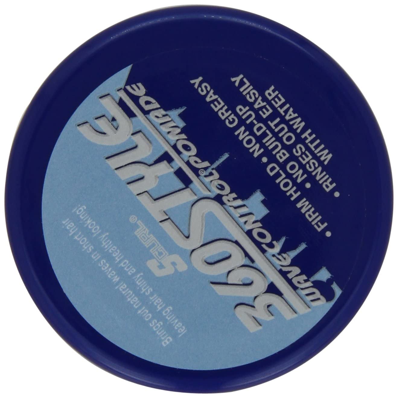 Luster's S-Curl 360 Wave Control Pomade packaging variation may appear different.