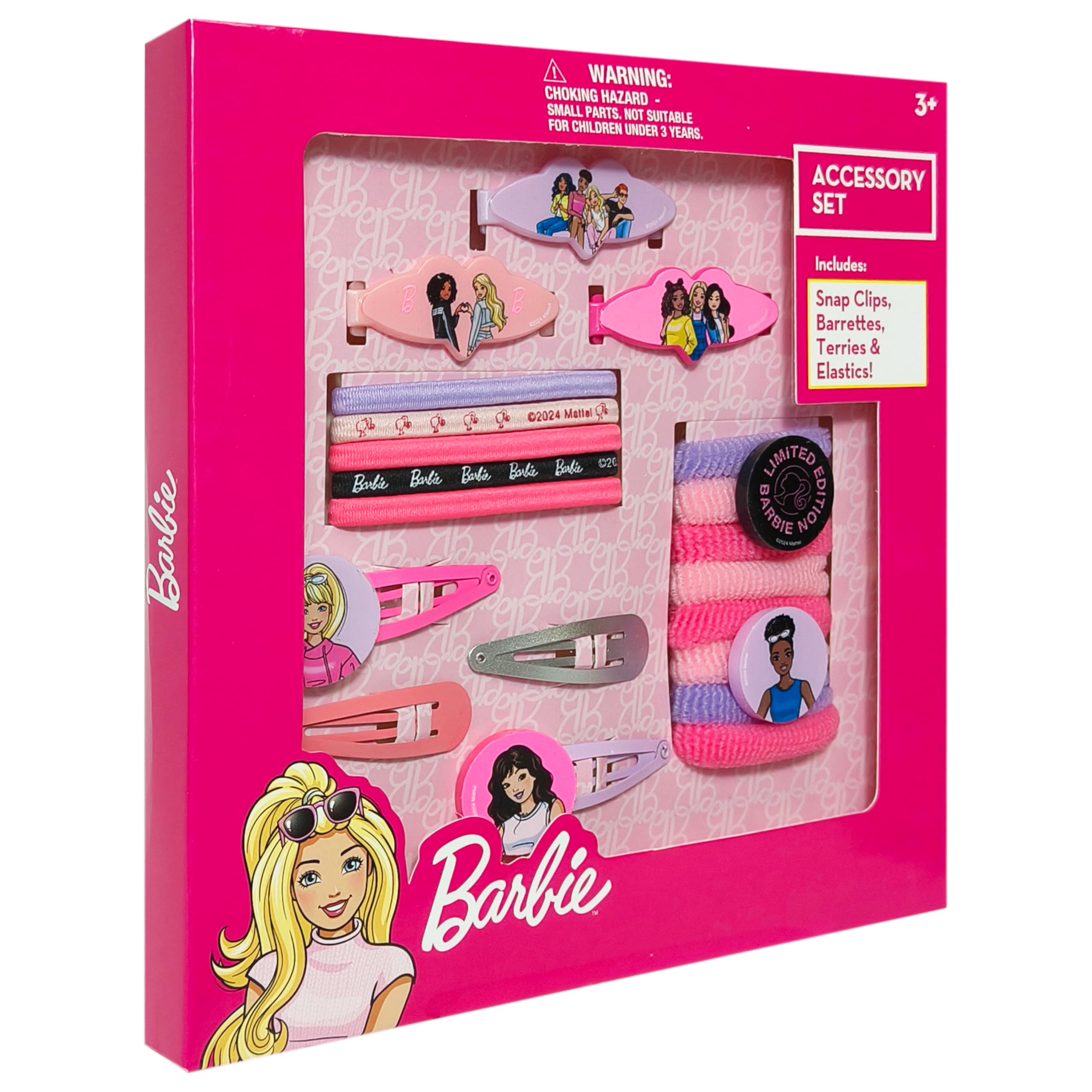 Luv Her Barbie snap clips providing secure style for school days