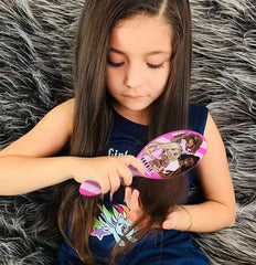 LUV HER Barbie hair accessory gentle detangling bristles — reduces snags during brushing.