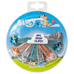 LUV HER Bluey hair clips pack of 8 colors for easy everyday styling.