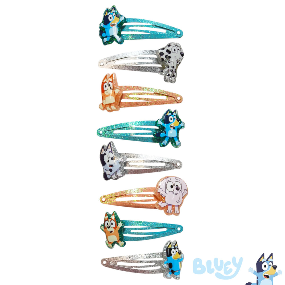 LUV HER Bluey snap clip close-up showing smooth edges for comfy wear.