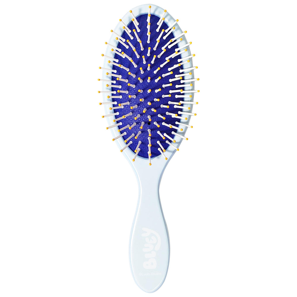 LUV HER Bluey hair brush cushioned handle supports comfortable grooming for small hands.